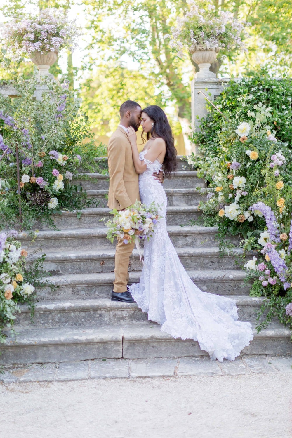 portrait couple au chateau de sannes